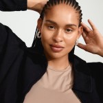 Γυναικεία Σκουλαρίκια PILGRIM DELPHINE κρίκοι με πέτρες επαργυρωμένα - Image 2