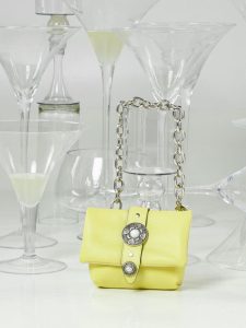 La vita Λεμονί Δερμάτινη Τσάντα με αγκράφα 510B - Image 2