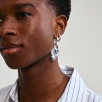 Γυναικεία Σκουλαρίκια PILGRIM STARLIGHT κρεμαστά επαργυρωμένα - Image 5