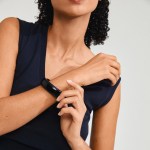 Γυναικείo Βραχιόλι Pilgrim AASE maxi bangle black - Image 3