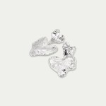 Γυναικεία Σκουλαρίκια PILGRIM RYAN κρεμαστά καρδιές επαργυρωμένα - Image 2