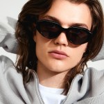 Γυαλιά Ηλίου ALEXIS Unisex PILGRIM μαύρο/καφέ κοκάλινα - Image 5