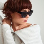 Γυαλιά Ηλίου ALONDRA Unisex PILGRIM μαύρα κοκάλινα - Image 5