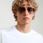 Γυαλιά Ηλίου ANA Unisex PILGRIM γκρι μεταλλικό - Image 4