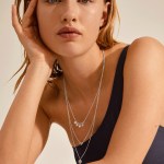 Γυναικείο Κολιέ PILGRIM CAROL layered επαργυρωμένο - Image 2