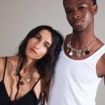 CHARM Pilgrim tiger eye pendant επαργυρωμένο - Image 2