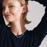 Γυναικείο Κολιέ PILGRIM FOCUS με πέρλες επαργυρωμένο - Image 2