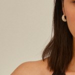 Γυναικεία Σκουλαρίκια PILGRIM NAOMI crystal hoops επιχρυσωμένα - Image 2