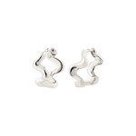 Γυναικεία Σκουλαρίκια PILGRIM PENELOPE κρίκοι επαργυρωμένοι - Image 5