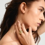 Γυναικείo Δαχτυλίδι Pilgrim SUNSET με πέτρες επιχρυσωμένο - Image 2