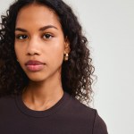 Γυναικεία Σκουλαρίκια PILGRIM ASLE κρίκοι επιχρυσωμένοι - Image 3