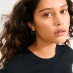 Γυναικεία Σκουλαρίκια PILGRIM BETWEEN κρικάκια επαργυρωμένα - Image 2