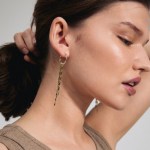 Γυναικεία Σκουλαρίκια PILGRIM CONNECT επιχρυσωμένοι - Image 3