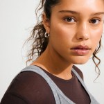 Γυναικεία Σκουλαρίκια PILGRIM PHASE μικροί κρίκοι επαργυρωμένοι - Image 4