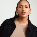 Γυναικεία Σκουλαρίκια PILGRIM RYAN κρεμαστές καρδιές επιχρυσωμένες - Image 3