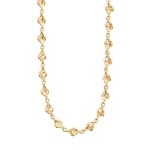 Γυναικείο Κολιέ PILGRIM INAYA με μαργαριταράκια επιχρυσωμένο