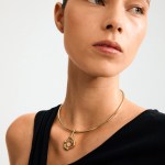 CHARM Pilgrim curl pendant επιχρυσωμένο - Image 2