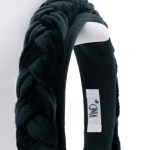 VIND.gr Χειροποίητη στέκα, πλεκτή, βελούδο πράσινη - Image 2