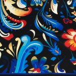 VIND.gr Μαντήλι 70×70, damask pattern σε electric και orange ANDIE - Image 2