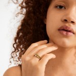 Γυναικείo Δαχτυλίδι Pilgrim SHIFT 2-σε-1 set επιχρυσωμένο - Image 3