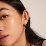 Γυναικεία Σκουλαρίκια PILGRIM NOMAD κρίκοι επιχρυσωμένοι - Image 3