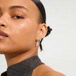 Γυναικεία Σκουλαρίκια PILGRIM SENSE μικρά κρεμαστά επαργυρωμένα με πολύχρωμες χάντρες - Image 3