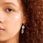 Γυναικεία Σκουλαρίκια PILGRIM SHIFT κρεμαστά με πέτρες επαργυρωμένα - Image 2