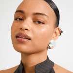 Γυναικεία Σκουλαρίκια PILGRIM SPARKLE καρφωτά μεγάλα επαργυρωμένα - Image 2