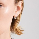 Γυναικεία Σκουλαρίκια PILGRIM TRUST κρίκοι επαργυρωμένοι - Image 3