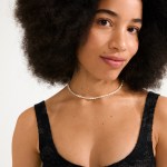 Γυναικείο Κολιέ PILGRIM ELLIANA με μαργαριταράκια επιχρυσωμένο - Image 2