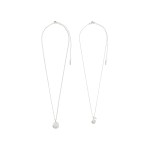 Γυναικείο Κολιέ PILGRIM SHIFT 2-σε-1 set επαργυρωμένο - Image 5