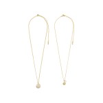 Γυναικείο Κολιέ PILGRIM SHIFT 2-σε-1 set επιχρυσωμένο - Image 5