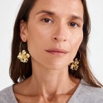 Γυναικεία Σκουλαρίκια PILGRIM LUNITH κρίκοι επιχρυσωμένοι - Image 2